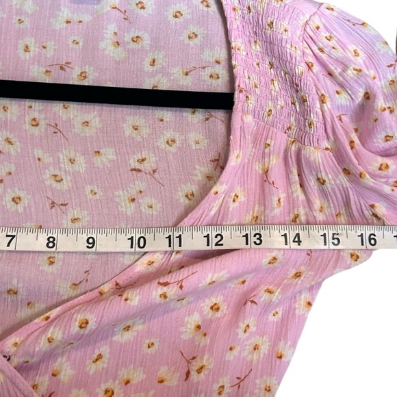 Billabong Spring Romance- Wrap Long Sleeve Floral Dress- Size Small - Picture 11 of 12